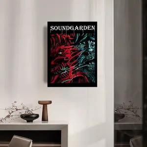 Painting Calligraphy Minimalist Inner Frame Painting Elevate Your Space Light Luxury Inner Frame Band Decor Create S-Soundgarden a Premium Home Vibe No Drilling Rock Needed Easy to Hang HD Art Inner Frame