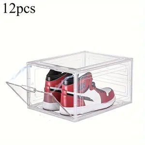 Shoe box collection transparent shoe box pp material collection party artifact