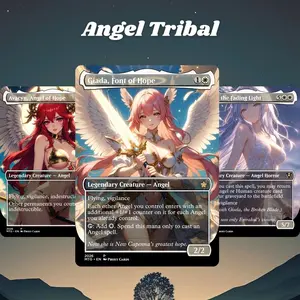 MTG Proxy 100+ Card Custom Art Commander Deck – Angel Tribal – Celestial Ascension Divine Judgment Radiant Host | Epic Holy Fantasy Premium Collector Gift Set for MTG Card Players, Fans & Serious Collectors