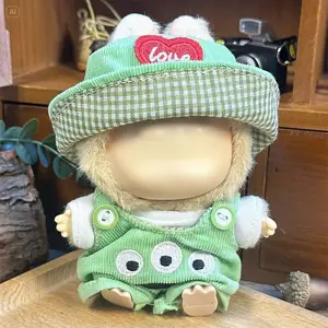 【Clothes only】3 Eyes Labubu Clothing Cute Outfit 3 pcs doll clothing 17cm Accessories