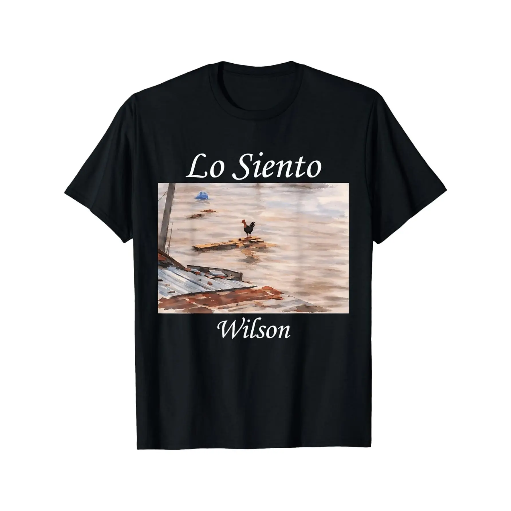 Lo Siento Wilson Rooster Chicken Meme Spanish Funny Rooster T-Shirt Cotton Clothing