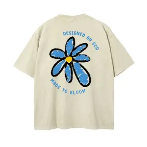 Made To Bloom Christian Unisex Washed T-Shirt – Faith-Inspired Style