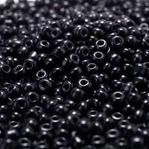 Seed Beads - Black and White Loose Interlocking Beads - Used for DIY Jewelry Making Accessories, Sewing Clothing Decoration, Diy Beading Accessories