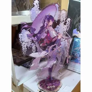 2025 Game  Beelzebul Raiden Ei Raiden Shogun Acrylic Figure Stand Model Tabletop Toys gift