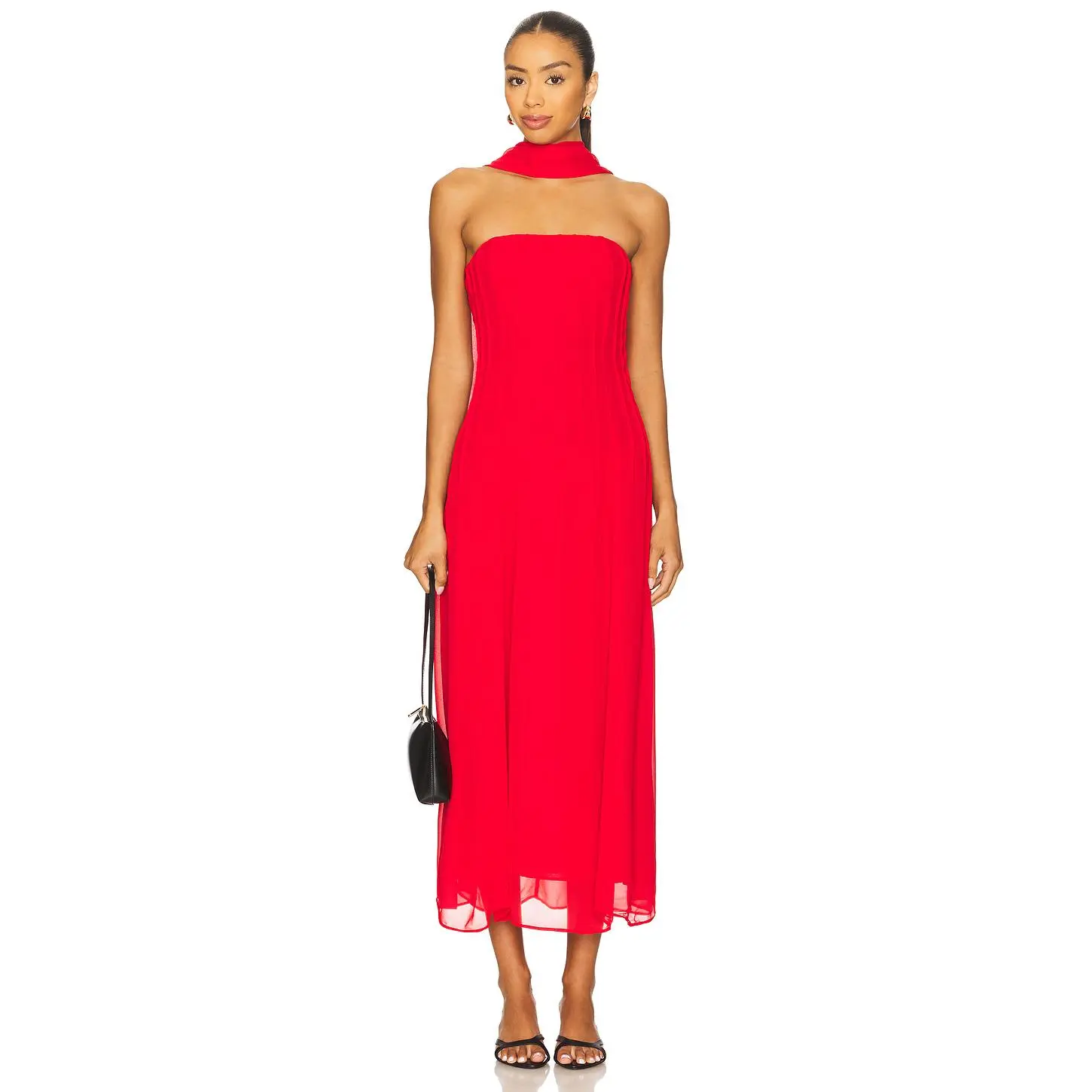 House of Harlow 1960 x REVOLVE Nikki Midi Dress in Red - TikTok Shop