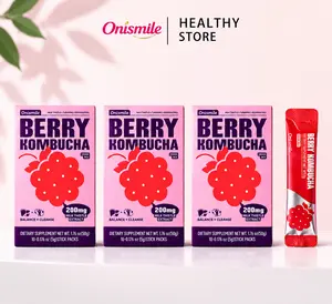 【Onismile】 【Buy 3 get 1 gift free.】Composite Berry Flavor Kombucha Contains Three Layers of Natural Liver-Protecting Ingredients. Essential for Drinking Alcohol, Staying Up Late and Social Events. Helps Reduce the Burden on the Liver.PDC