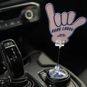 "Swing Hand Pop" Waving Air Freshener - Hang Loose White