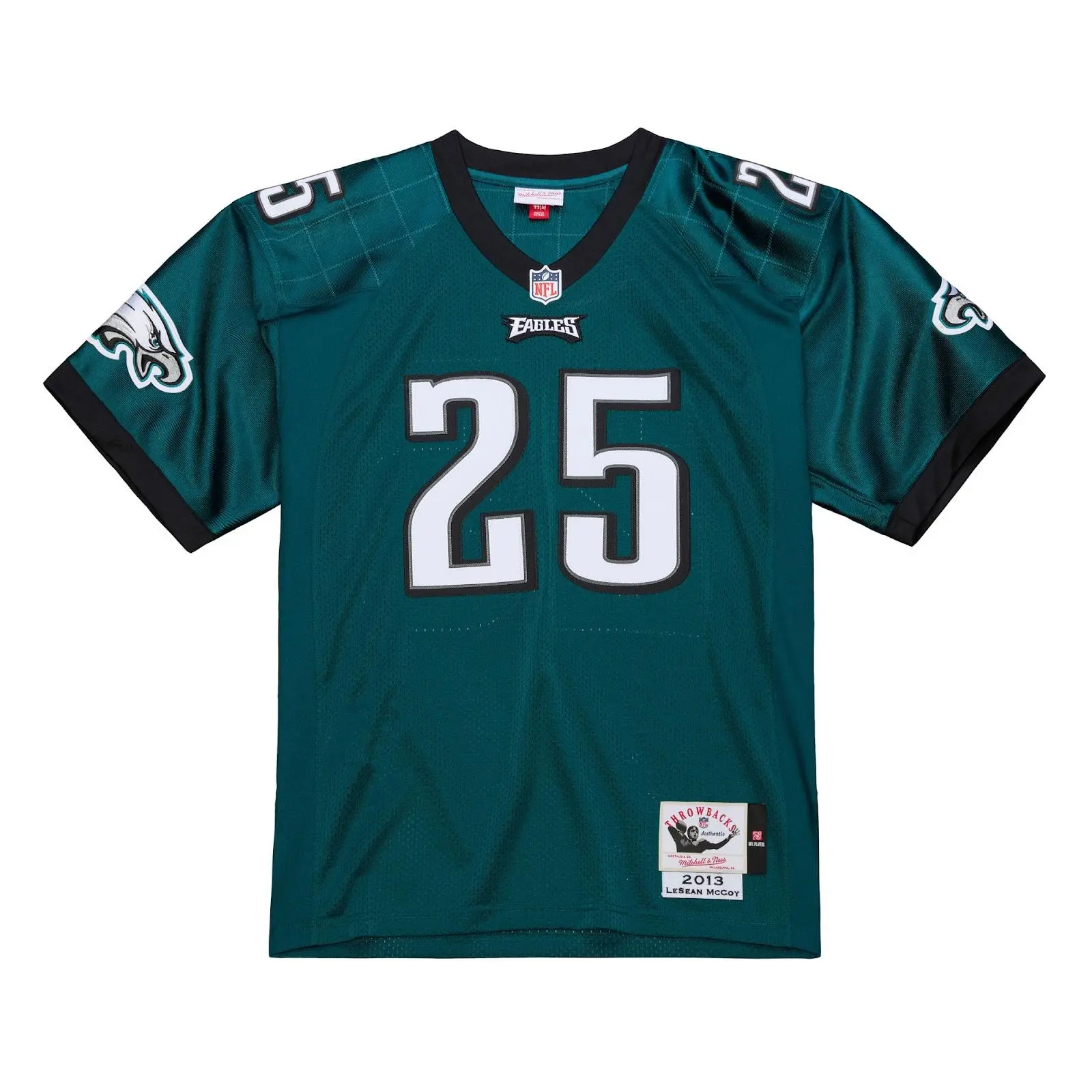 LeSean McCoy Philadelphia Eagles 2013 Authentic Jersey - Mitchell & Ness NFL Throwback, 10s Retro Football Jersey