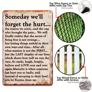 Vintage Metal Signage, Fun Signage, Suitable for Outdoor Patio Bar Family Beer Shed, Waterproof And Weatherproof Decoration, Perfect for Universities, Bathrooms, Caves, Bars, Cafes, Garages, Farmhouses, Man Holes - Black Vintage Poster Gifts