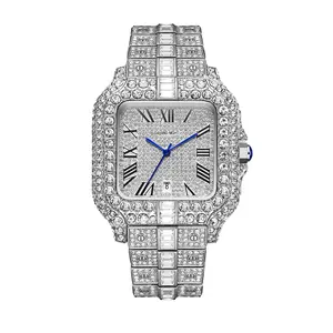 2026 Luxury Iced-Out Watch for Men & Women | Unisex Full Diamond Quartz Watch | Super Shiny Gift for Business Events, Banquets, Valentine’s Day, Anniversaries, and Christmas