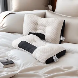 Ergonomic Pillow Insert Set, Deep Sleep Neck Support, Polyester Fiber Fill, High Elasticity, Long-Lasting Use