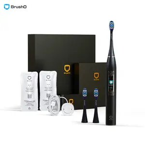 【Earn a Free Toothbrush in 7 Days via App Check-In】BrushO AI Electric Toothbrush That Shows You What Areas You Miss in the App, Smart 3-Level Pressure Sensing, 45-Day Battery, IPX7 Waterproof