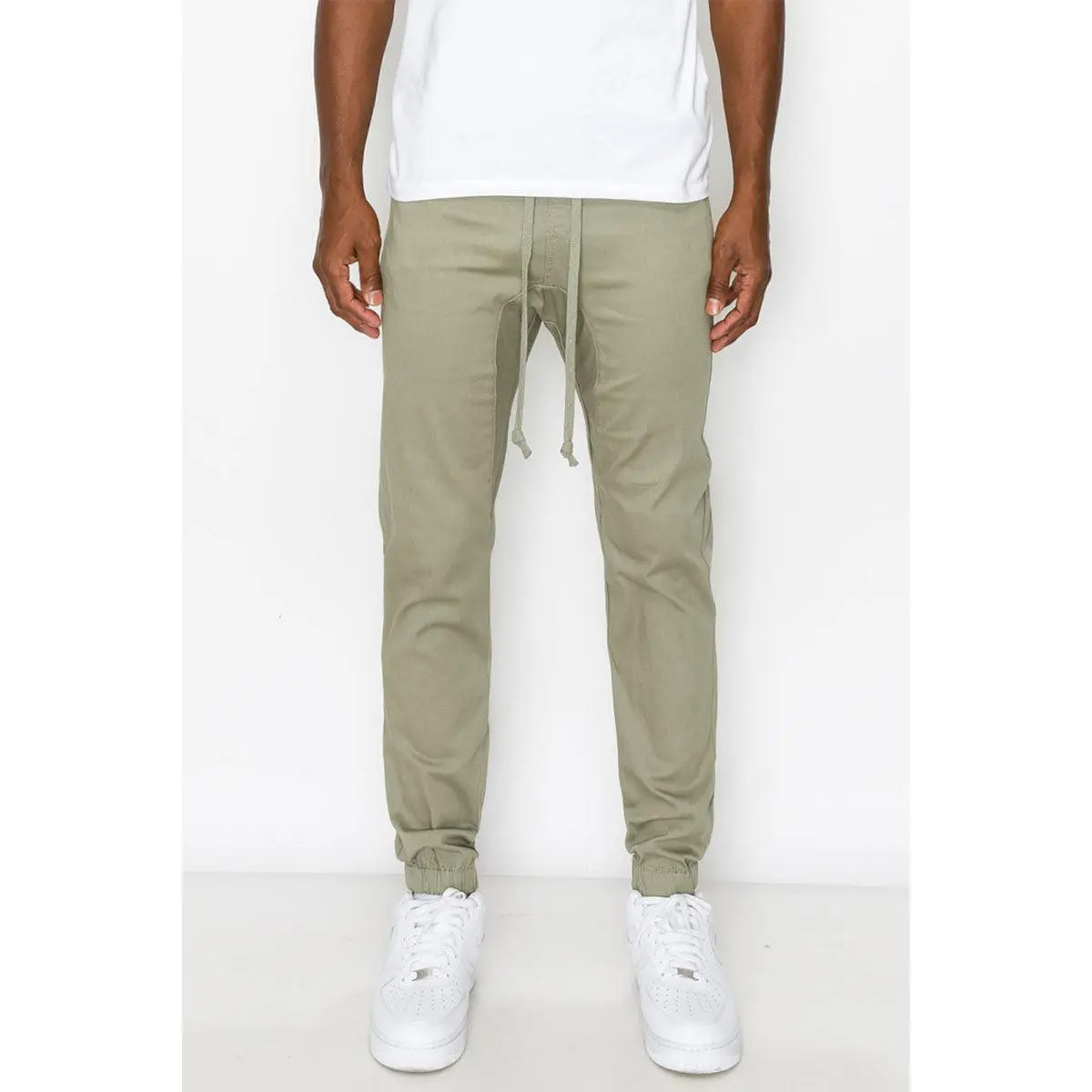VICTORIOUS Men's Slim Fit Jogger Pants, Drop-Crotch Cuffed Sweatpants in Comfort Stretch Cotton Blend, Cuffed Joggers, Jogger Sweatpants