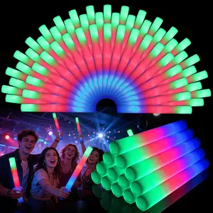 72 count LED  Sticks Bulk, Light Up  Sticks With 3 Modes of Color Flashing, Glow Sticks Party Pack, Light Up In The Dark Party Supplies for Wedding, Concert,  Year, Birthday, Christmas