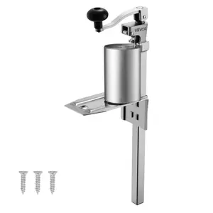 VEVOR Commercial Can Opener, Heavy-Duty Manual Tabletop Cans Opener for Cans Up to 11.8 in Height, Height-Adjustable Professional Can Openers with Stainless Steel Blade, for Restaurant Food Store