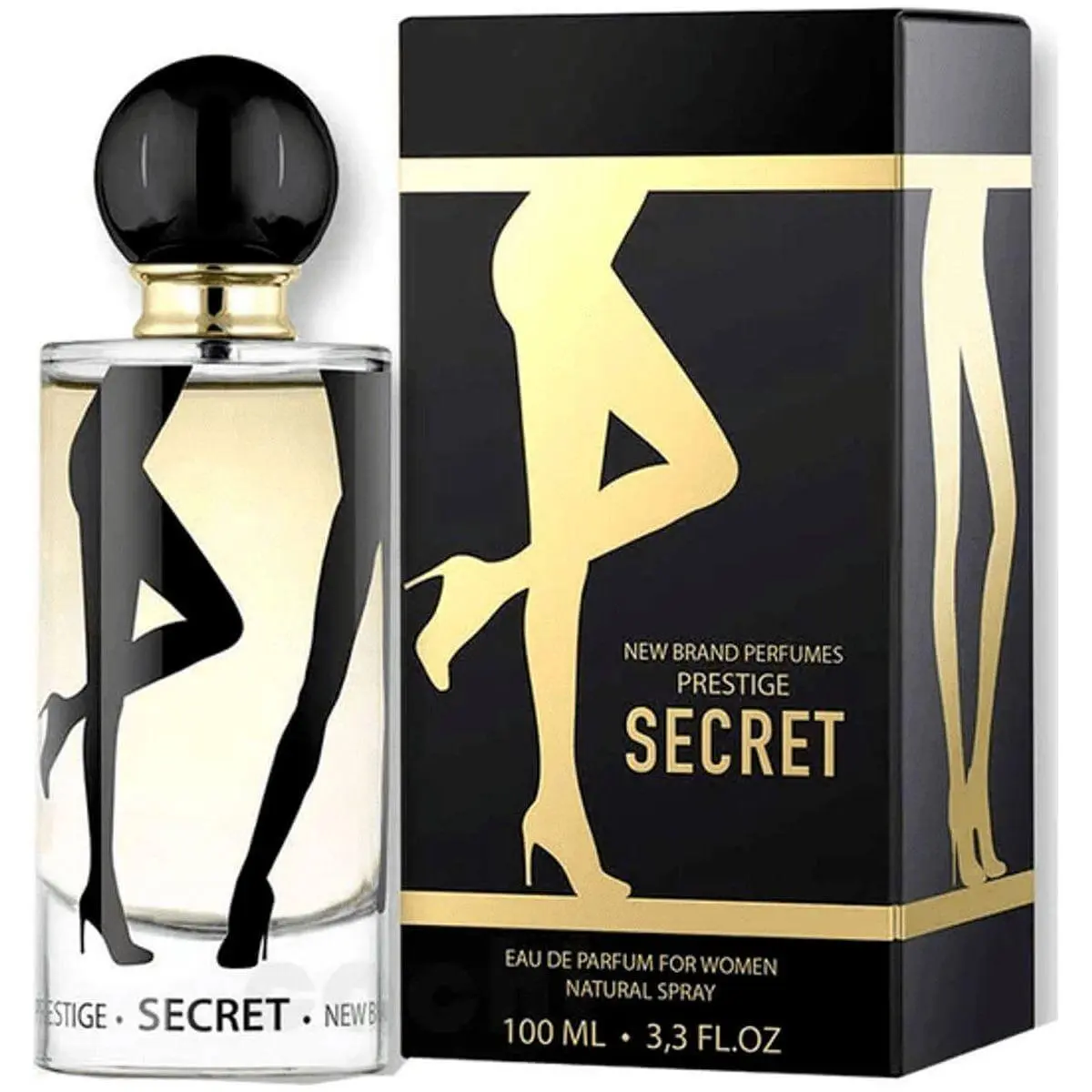 New Brand Prestige Secret EDP Liquid Perfumes for Modern Women - 3.3 oz Ambery Woody Oriental Cool Scent, Fresh All Day Fragrance, Boxed Women's Fragrance, Perfumes For Women