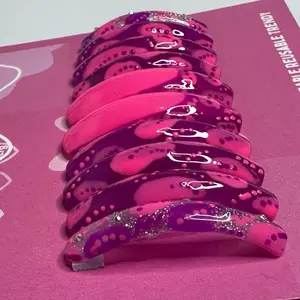 Pink & Purple Curved Cuties
