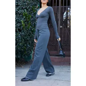 John Galt Women's Gray Hilary Yoga Baggy Sweatpants