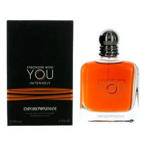 Stronger With You Intensely by Giorgio Armani for Men - 3.4 oz EDP Spray