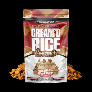 MuscleSport Foods Gourmet Cream'd Rice Hot Creamy Rice Cereal 25 Servings Fitness Food