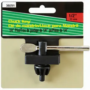 1/2-Inch Chuck Key for Drill Press, Heavy-Duty Steel Chuck Key, Secure Grip Chuck Key, Reusable Chuck Key Tool, Industrial Grade Chuck Key Replacement