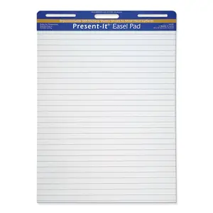 Pacon Present It Easel Pad, Office Stationery Supplies, 1in Ruled Stationery Paper, 25 Sheets, 25x30 Inches, Notepads for Work