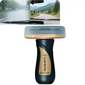 Windshield Cleaner, Windshield Oil Film Remover, Car Glass Oil Film Cleaner for Oil Residue & Road Grime, Improves Visibility & Safe Driving (100g)