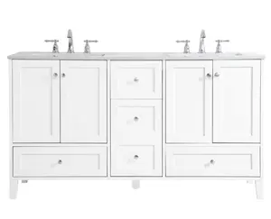 sommerville Double Bathroom Vanity White