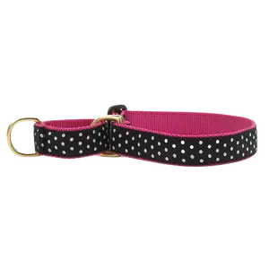 Martingale Collar | Black & White Dots