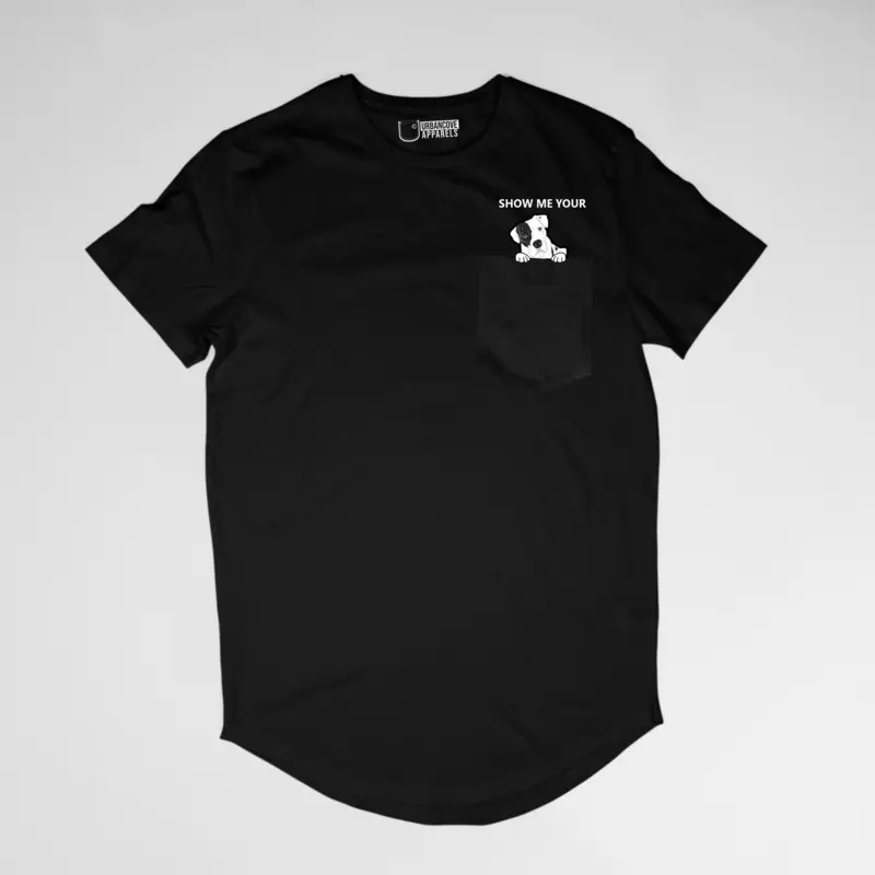 SHOW ME YOUR PITTIES POCKET T-SHIRT