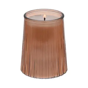 Farm Apple Pumpkin Scented 1-Wick 16.1oz Ribbed Jar Candle