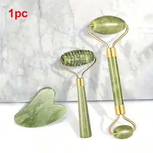 1pc/2pcs/3pcs Jade Beauty Massager, Facial Roller and Massage Tool, Facial Massager for Facial Relaxation and Skin Care, Skin Care and Beauty Tool, Facial Beauty Instrument