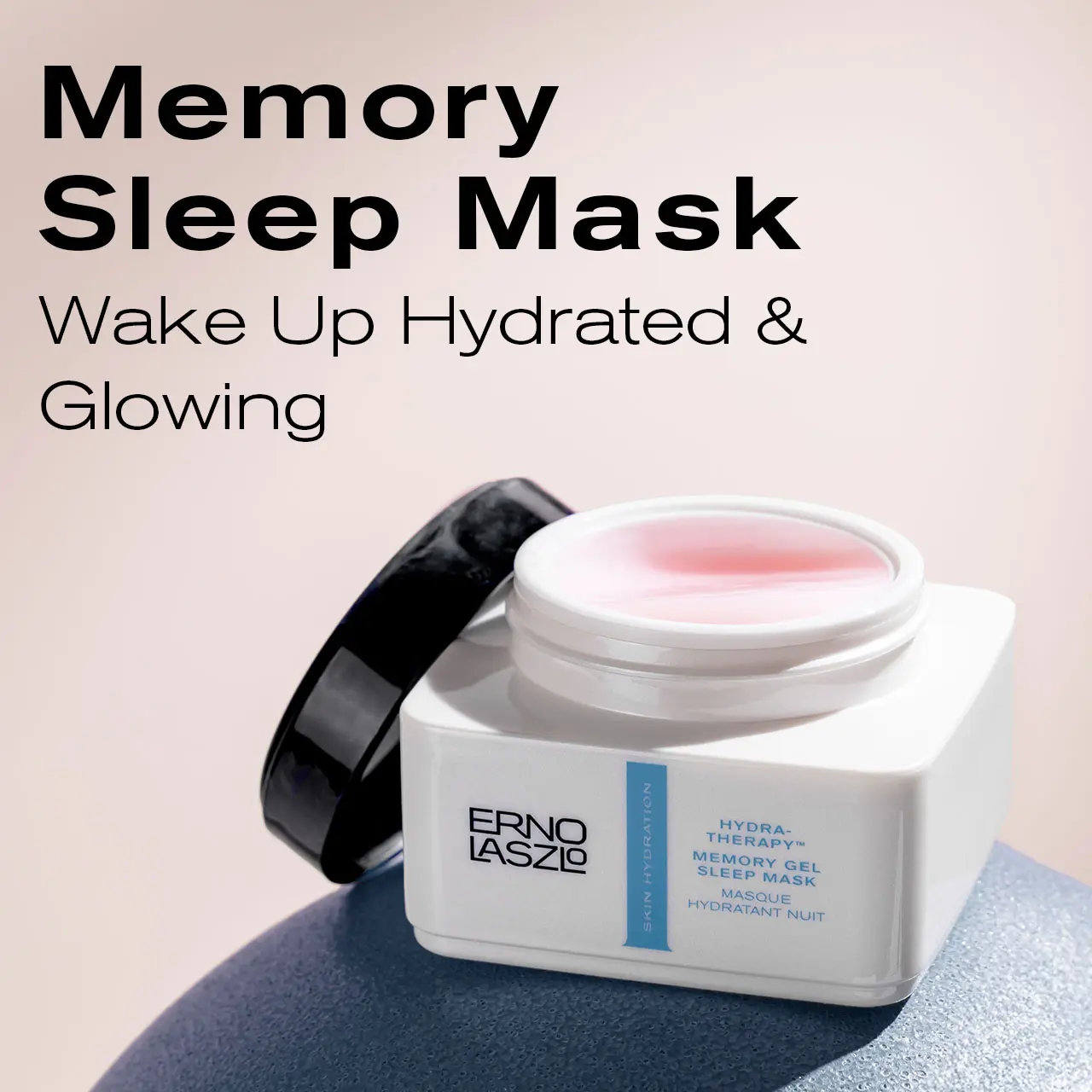 Erno Laszlo Hydra-Therapy Memory Gel Sleep Mask - Moisturizing Overnight Hydrogel Mask with Prickly Pear for Plumping & Barrier Support, Travel-Friendly Pods, Jelly, Water, Moisturizer, Hydrate, Face Masks, Jelly Mask