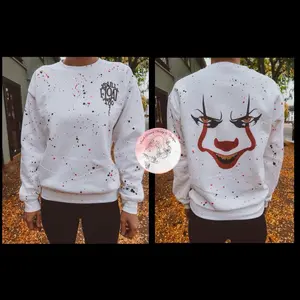 Unisex You’ll Float Too Sweater, IT Sweatshirt - Hoodie, Halloween, Stephen King, Pullover, Halloween Sweatshirt, Crewneck Sweater