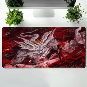 [Sale Up To 50%] Sukuna vs Mahoraga JJK Desk Mat, Jujutsu Kaisen Dark Anime Mouse Pad, Keyboard Mat, Sukuna Jujutsu Kaisen Desk Mat For Office, Gift For Gamer