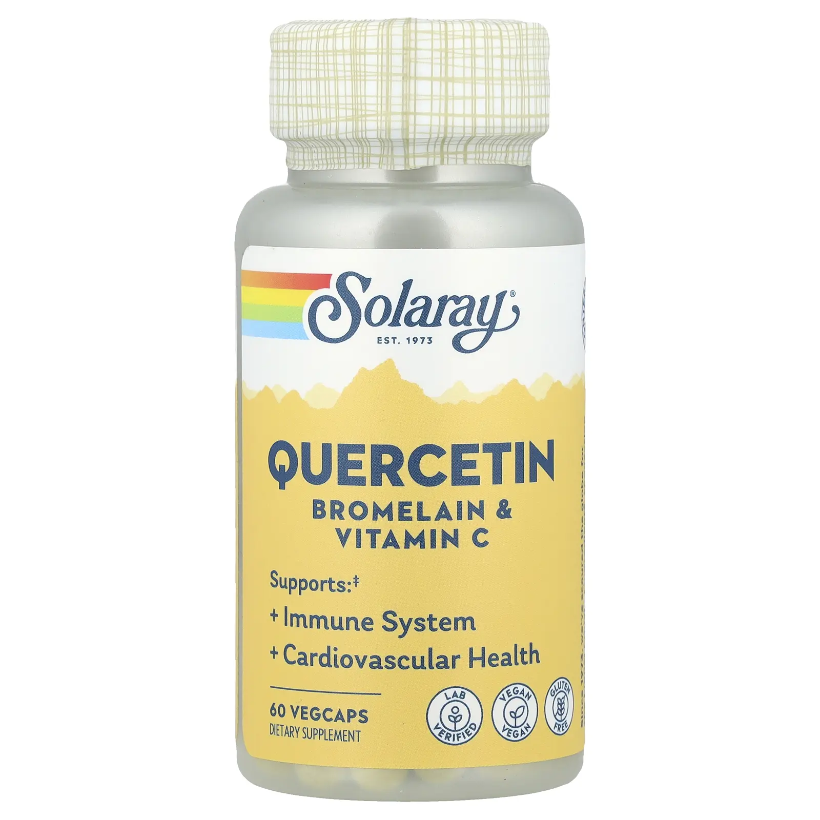 Solaray Quercetin, Bromelain & Vitamin C, 60 VegCaps