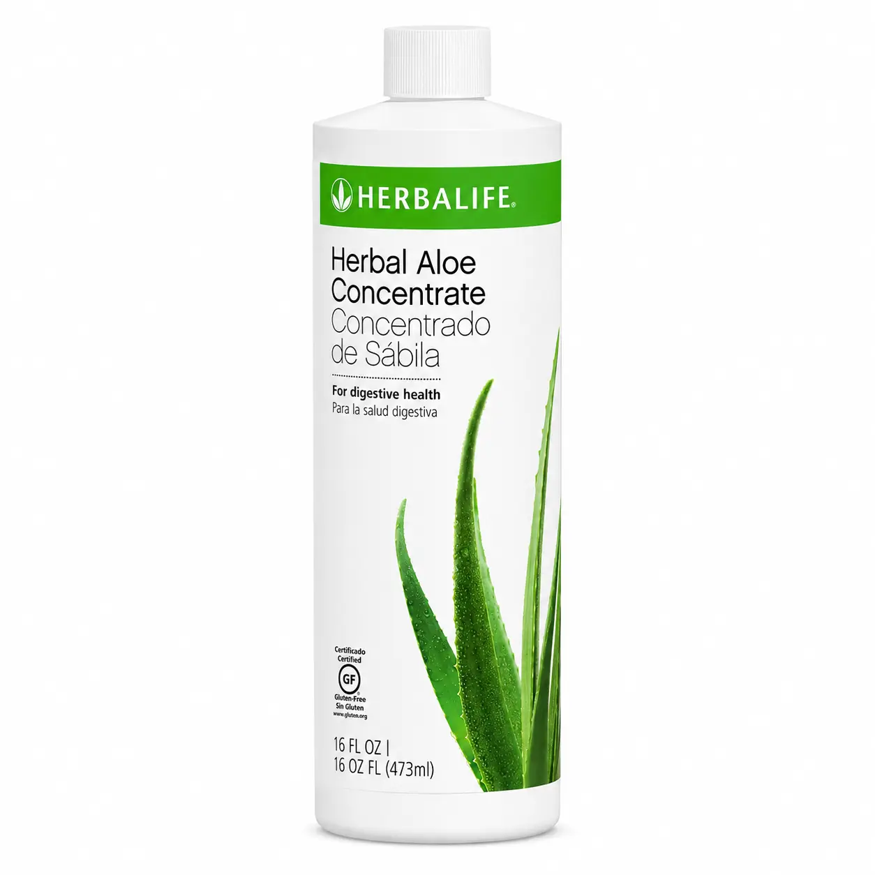 Herbalife Herbal Aloe Concentrate Original Pint Aloe Vera Drink Concentrate Original Flavor Daily Hydration Digestive Wellness Support Gluten Free Beverage Concentrate Water Enhancer Refreshing Aloe Drink Liquid Concentrate 16.9 Fl Oz