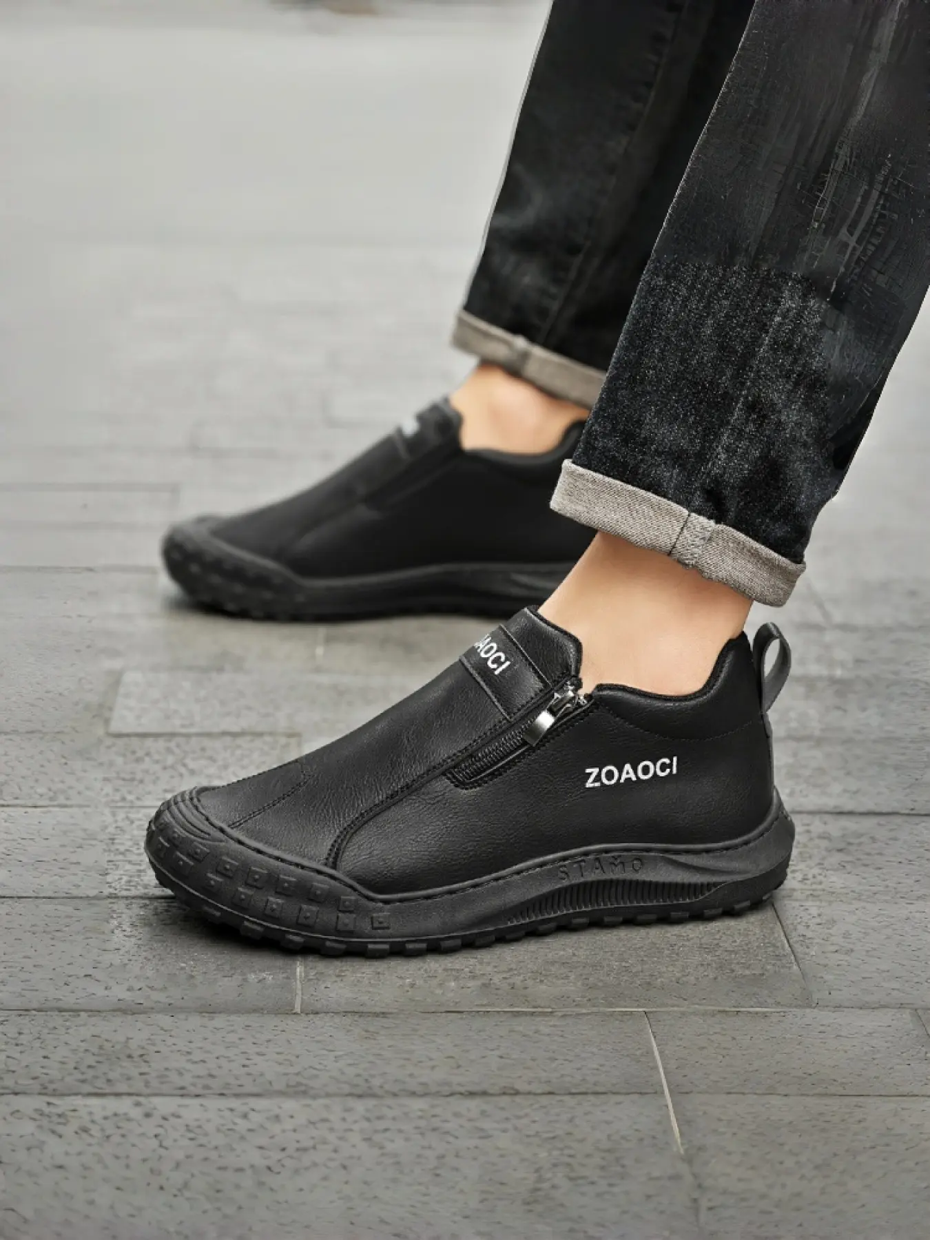 Men's Spring Casual Commuter Walking Shoes Sneaker | Breathable Slip-On Design | Lightweight Non-Slip Wear