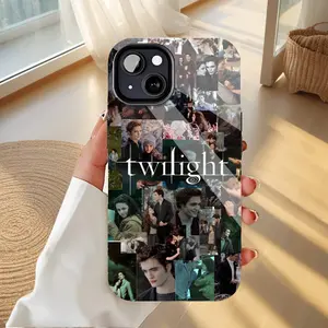 Twilight Themed Collage Mobile iPhone Case, PBT+TPU Rugged Shockproof Cellphone Cover, Designed for iPhone 16/15/14/13/12/11 Pro Max/Plus
