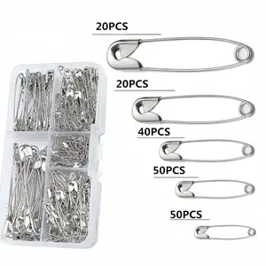 Mixed Size Safety Pin, 180pcs Portable Organizer Safety Pin, Durable Safety Pin for Sewing Needs, Sewing Accessories for Home, Sewing Kit, Sewing Tools