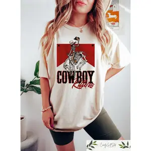 Cowboy Killers Tshirt, Retro Comfort Western Sweatshirt, Skeleton Cowboy Shirt, Cute Rodeo Gift, Western Skeleton Tee, Western Rodeo Outfit