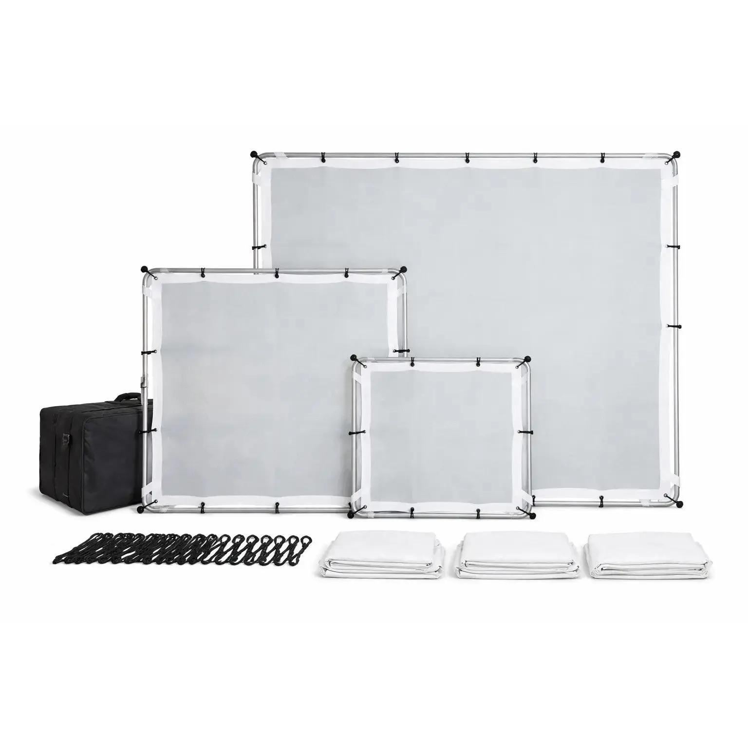 Glide Gear BFS 100 Butterfly Scrim Diffuser – Modular 4x4ft, 6x6ft, 8x8ft  Light Diffuser with Quick Assembly, for Photography & Video