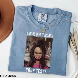 Comfort Colors Test Day Teacher TShirt, State Testing TShirt, Test Coordinator Final Exam Week Teacher Team T-Shirt, Funny Retro Doll Meme