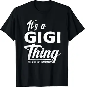 Men's "It's a Gigi Thing" Graphic T-Shirt - Comfy 100% Cotton Short Sleeve Relaxed Fit Crewneck Top