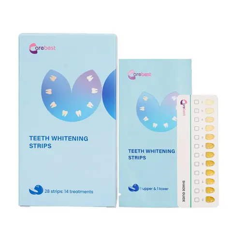 Coconut whitening strips, strips beauty white teeth， buy a box to get 14 pairs of teeth strips teeth whitening kit Deep Cleaning Teeth Brightening Strips Oral Gentle Peroxide Oral Gentle Sensitive Professional Coconut whitening teeth strips