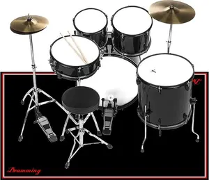 3x5.5 ft Drum Carpet Non Slip, Floor Protection for Electric Drum Set, Bass Stopper for Drummers, Kids, Piano Sound Proof, Treadmill, Spinning in Living Room, Basement, Studio.