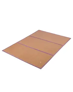 Japanese Tatami Mat Full XL 55" x 80" Foldable Handwoven Rattan Tatami Mat, Non-Slip and Easy to Clean Tatami Mattress, Summer Breathable Mat for Sleeping, Meditation, and Yoga, Ideal Floor Bedding and Home Use