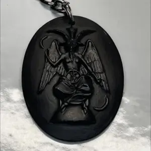 Baphomet keychain