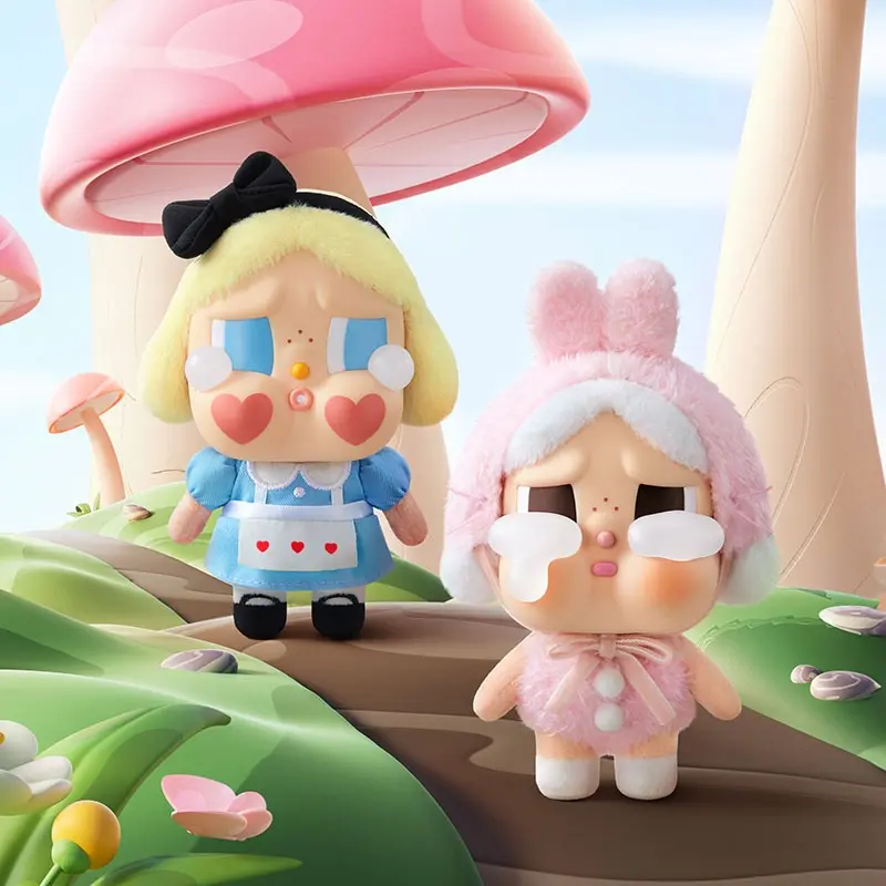 POP MART CRYBABY Crying Again Plush Series Sealed Hobby Blind Box - 1 Unit, Blind Bag Unboxing, Multiple Character Faces Collectible Mystery Box