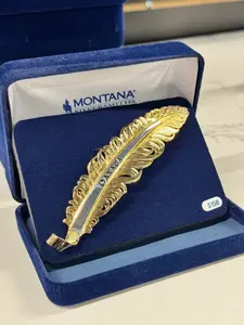 OAXACA - Montana Silversmith Stainless Steel Feather